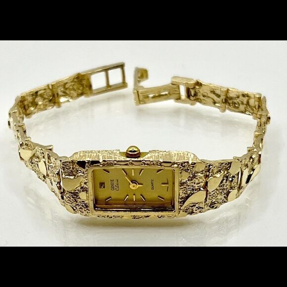 10k Gold Geneve Nugget Watch - Picture 3 of 15